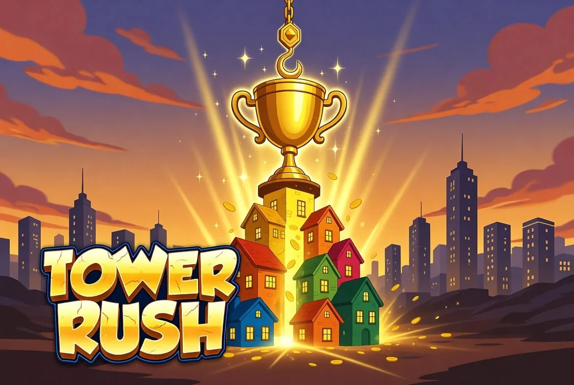 Tower Rush controls and build button